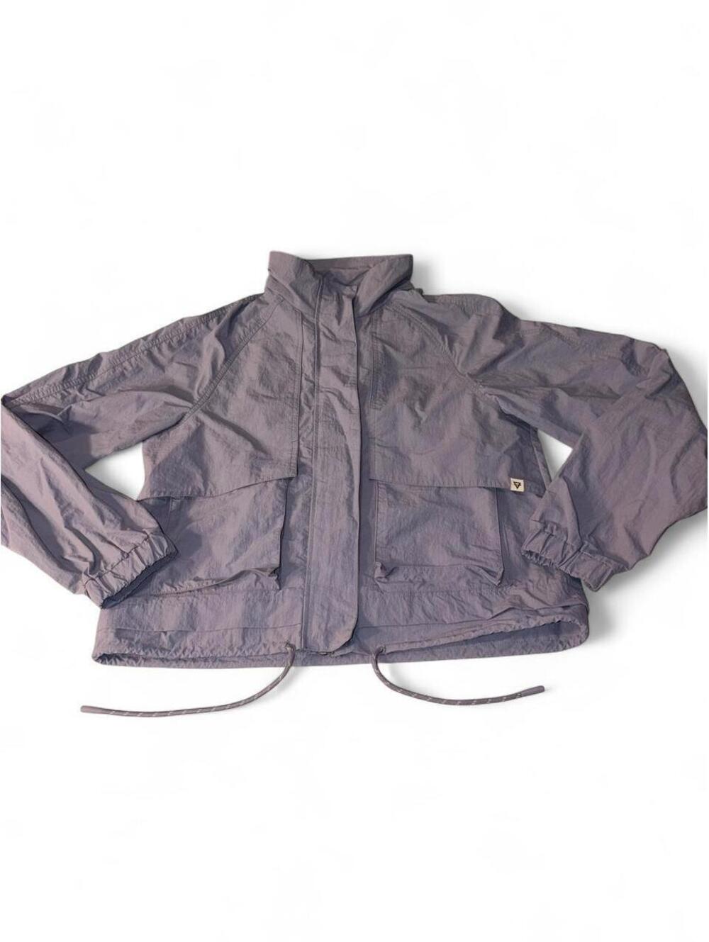 LIV Outdoor Quincy Cropped Utility Jacket - Muted Purple / Grey (Size Medium)
